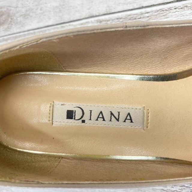 DIANA ビットローファー 22.5cm 薄いベージュ 8