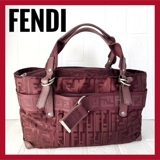 高品質得価 FENDI - フェンディ ハンドバッグ ズッカ柄 8BH143の通販