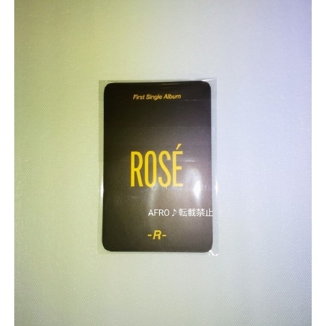 BLACKPINK ROSE ロゼ トレカ -R- Ktown4u 特典 レアの通販 by Evan's