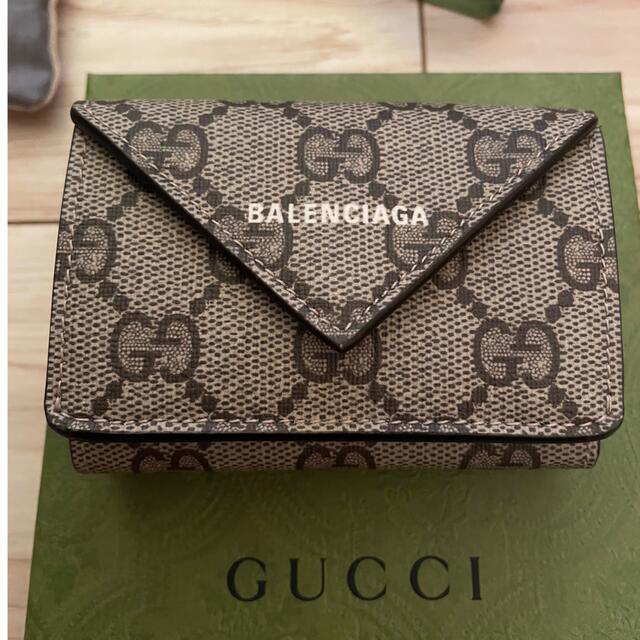 最終値下げ! 新品未使用品 GUCCI BALENCIAGA コラボ ミニ財布-