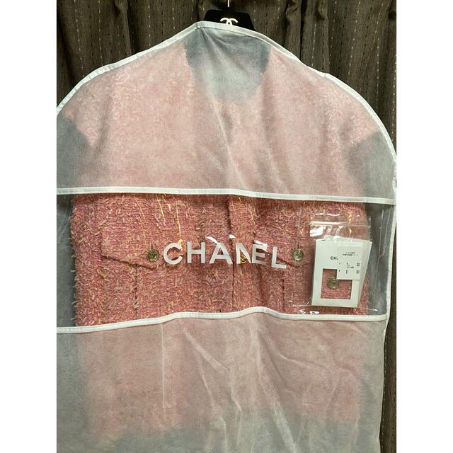 CHANEL(シャネル)のCHANEL シャネル CCロゴ ツイード ジャケット ベスト レディースのジャケット/アウター(テーラードジャケット)の商品写真