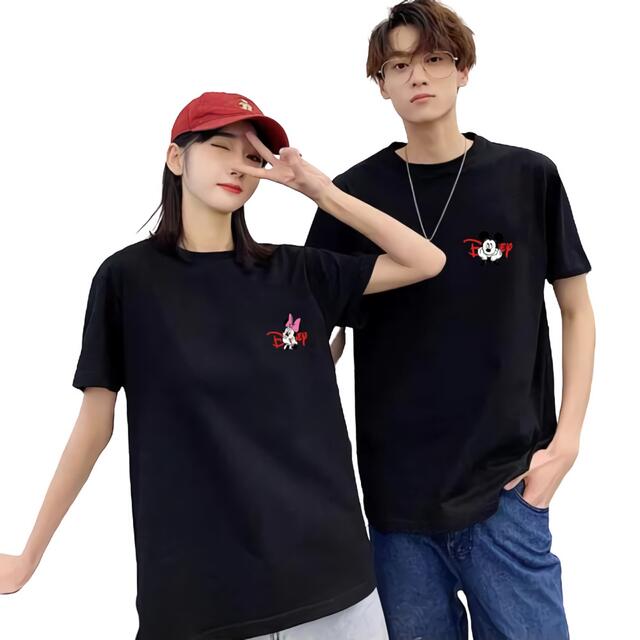 新作 ディズニーtシャツペアルック カップル 春夏 秋冬 棉の通販 By Ayu S Shop ラクマ