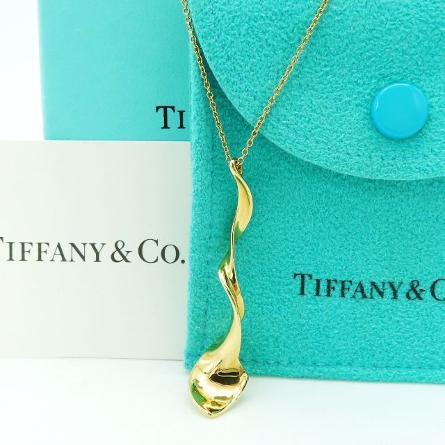 Tiffany & Co. - 極希少 美品 ティファニー スパイラル ゴールド ネックレス LL5