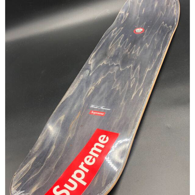 Supreme(シュプリーム)のSupreme Distorted logo skateboard Yellow スポーツ/アウトドアのスポーツ/アウトドア その他(スケートボード)の商品写真