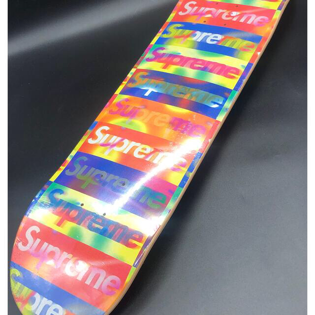 Supreme(シュプリーム)のSupreme Distorted logo skateboard Yellow スポーツ/アウトドアのスポーツ/アウトドア その他(スケートボード)の商品写真