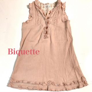 ビケット(Biquette)のワンピース ビケット 95 ノースリーブ ワンピース 女の子 トップス(ワンピース)