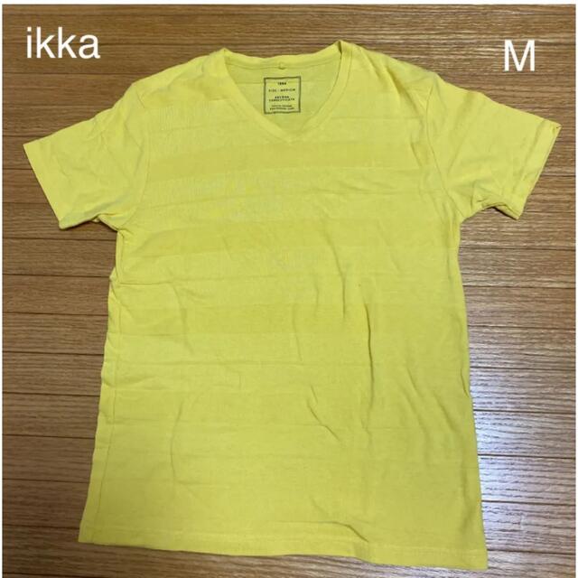 ikka(イッカ)のikka Vネック Tシャツ　M レディースのトップス(Tシャツ(半袖/袖なし))の商品写真