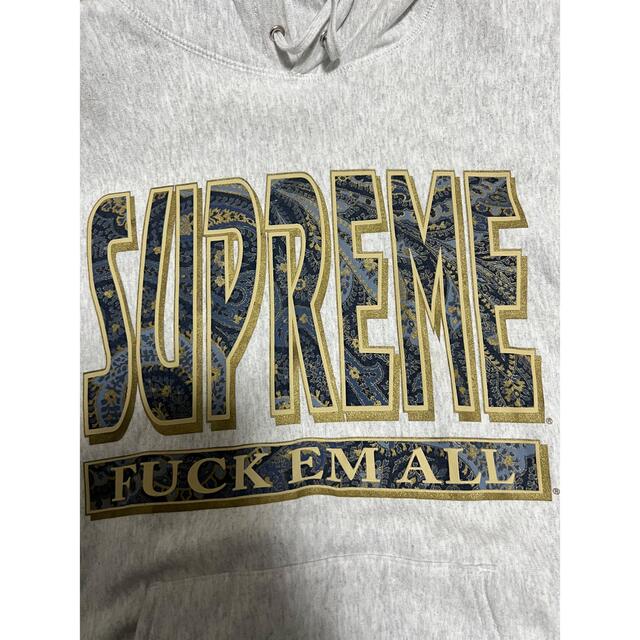 正規品Supreme - Paisley Fuck Em All Hooded