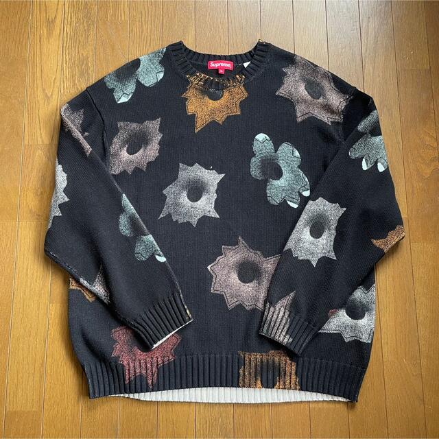 Supreme Nate Lowman Sweater XL 白