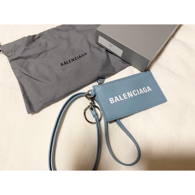 BALENCIAGA コイン&カードケース  ネックストラップ付き