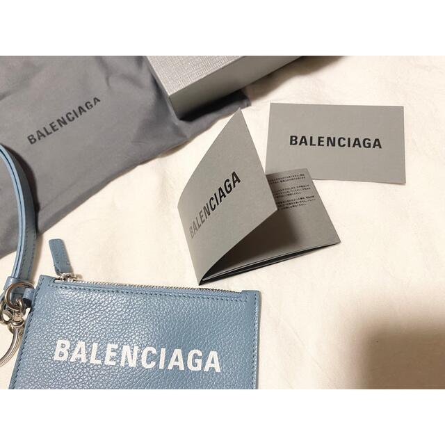 BALENCIAGA コイン&カードケース  ネックストラップ付き