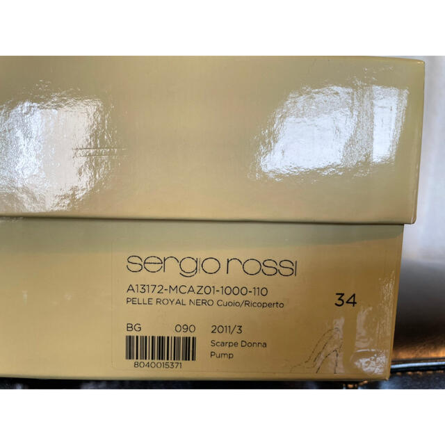 Sergio Rossi(セルジオロッシ)のSergioRossi セルジオロッシ パンプス スエード 黒 black 34 レディースの靴/シューズ(ハイヒール/パンプス)の商品写真