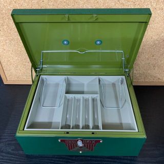 レトロ TOHO CASH BOX キャッシュボックス 手提げ金庫