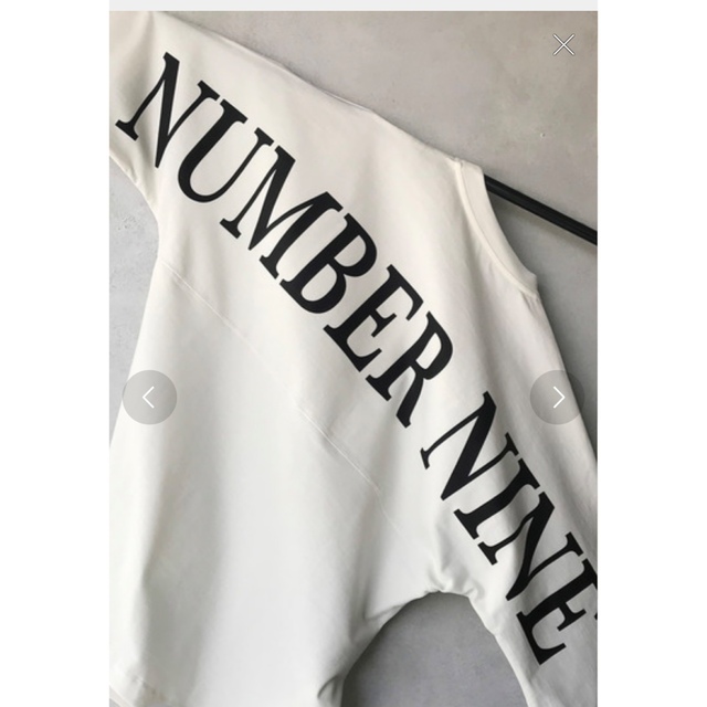 NUMBER (N)INE(ナンバーナイン)のNumber nine オーバーサイズ ビッグTシャツ メンズのトップス(Tシャツ/カットソー(半袖/袖なし))の商品写真