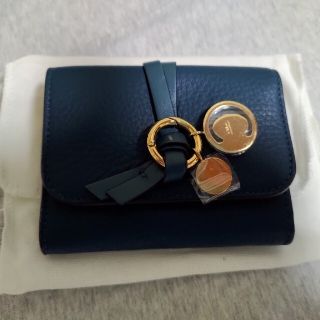 クロエ(Chloe)のクロエ　3つ折り財布　ブルーグリーン(財布)