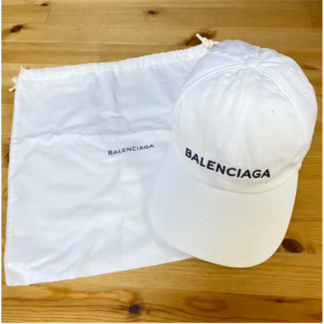 確実正規品 Balenciaga  キャップ ホワイト 白