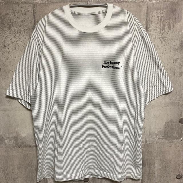 ennoy エンノイ ボーダー tシャツ XL