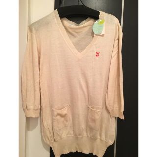 フランシュリッペ(franche lippee)の【SALE】フランシュリッペ　Vネックセーター　赤い靴(ニット/セーター)