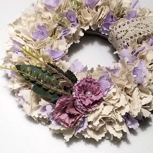 ハンドメイド 布リース ホワイト系 花の通販 by kkk3apple|ラクマ ハンドメイド 布リース ホワイト系 花の通販 by kkk3apple|ラクマ