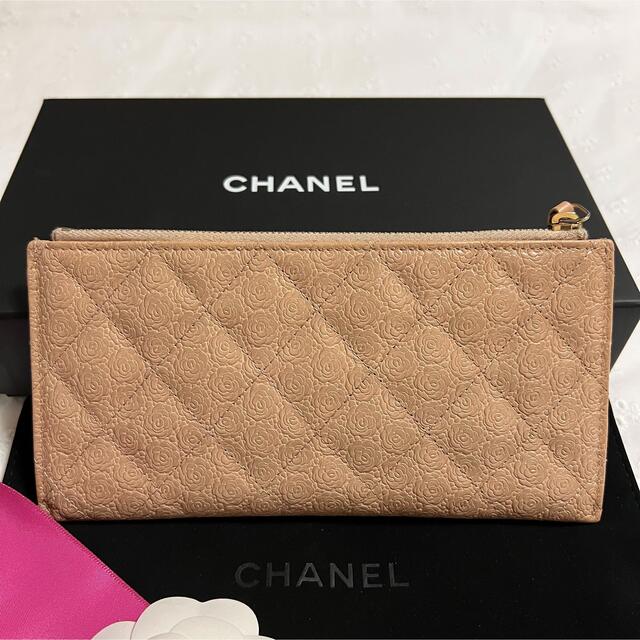 CHANEL(シャネル)の専用★CHANEL★シャネル★長財布★スリムウォレット★マトラッセ★カメリア レディースのファッション小物(財布)の商品写真