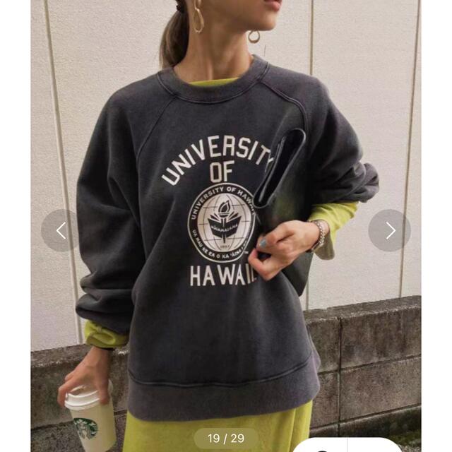 AMERI ハワイカレッジトップス スウェット レディース トップス