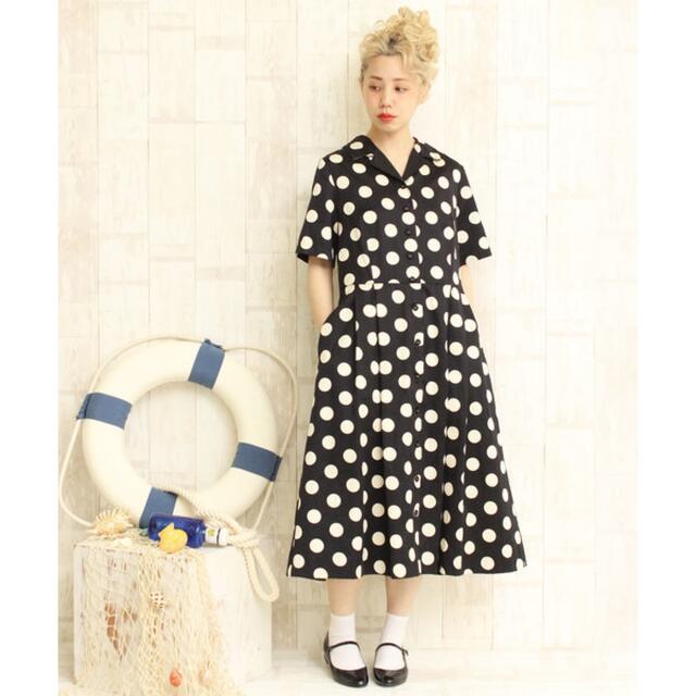 Dot&Stripes CHILD WOMAN/ロングドットワンピース