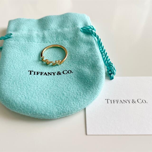 Tiffany ティファニー パロマ グラフィティ ラブリング リング 18K