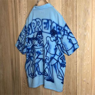 Supreme - 【人気Lサイズ】シュプリーム☆総柄入りレーヨン半袖シャツ