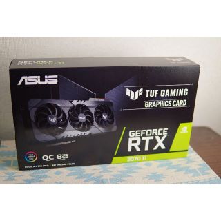 エイスース(ASUS)の【新品・送無】 RTX3070Ti ASUS TUF GAMING(PC周辺機器)