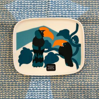 マリメッコ(marimekko)のmarimekko マリメッコ　Pepe スクエアプレート　新品(食器)