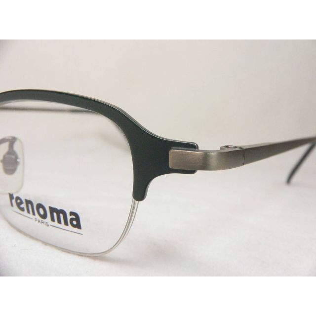 RENOMA(レノマ)の個性的 renoma ヴィンテージ 眼鏡 フレーム ナイロール バネ蝶番 レノマ メンズのファッション小物(サングラス/メガネ)の商品写真