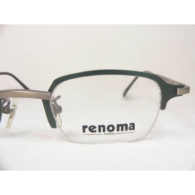 RENOMA(レノマ)の個性的 renoma ヴィンテージ 眼鏡 フレーム ナイロール バネ蝶番 レノマ メンズのファッション小物(サングラス/メガネ)の商品写真