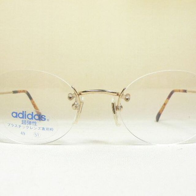 adidas ヴィンテージ 眼鏡 フレーム オーバルレンズ  アディダス