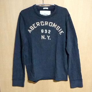 アバクロンビーアンドフィッチ(Abercrombie&Fitch)のアバクロンビー&フィッチ Sサイズ グレー  ロング  Tシャツ 長袖(Tシャツ/カットソー(七分/長袖))