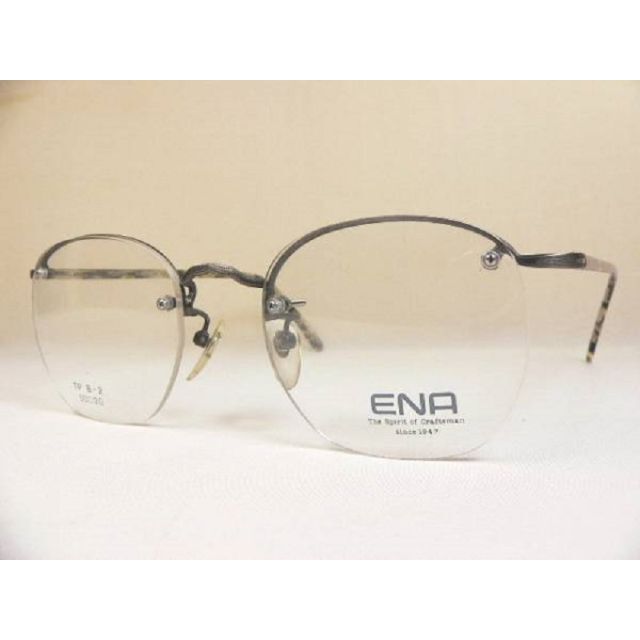 ☆ ENA ビンテージ 眼鏡 フレーム アンティーク風 日本製 - サングラス