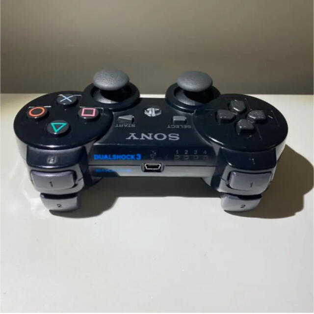 PlayStation3(プレイステーション3)のPS3 ワイヤレス コントローラ (DUALSHOCK3) ブラック 黒 純正品 エンタメ/ホビーのゲームソフト/ゲーム機本体(その他)の商品写真