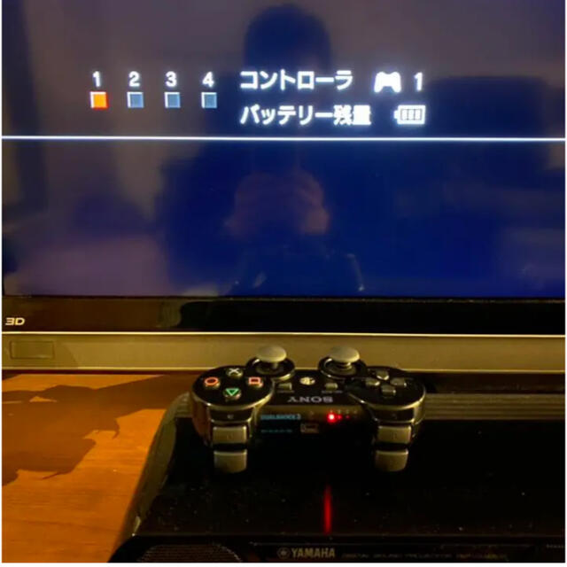 PlayStation3(プレイステーション3)のPS3 ワイヤレス コントローラ (DUALSHOCK3) ブラック 黒 純正品 エンタメ/ホビーのゲームソフト/ゲーム機本体(その他)の商品写真