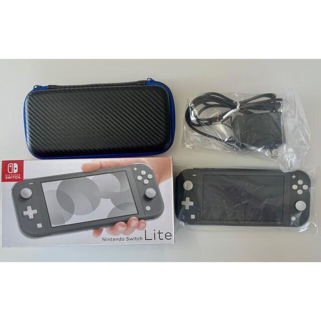 Nintendo Switch Lite グレー　ケース付き