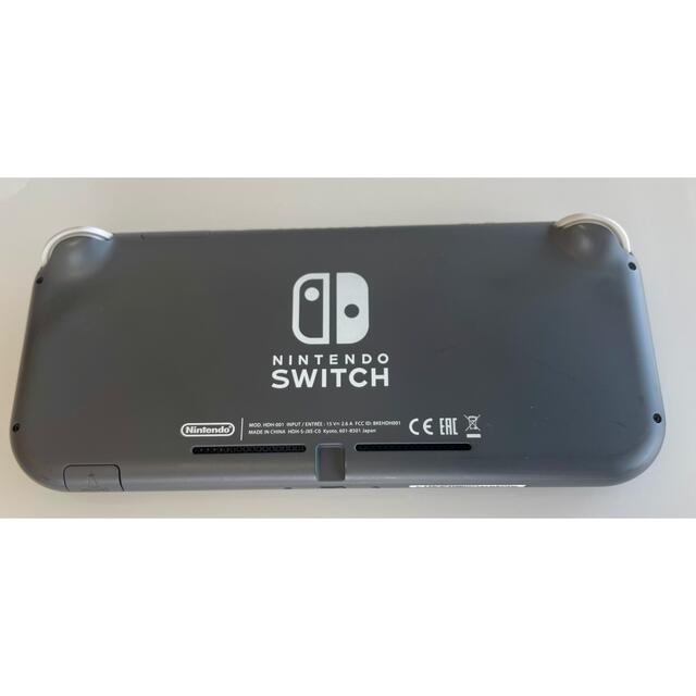 Nintendo Switch(ニンテンドースイッチ)のNintendo Switch Lite グレー　ケース付き エンタメ/ホビーのゲームソフト/ゲーム機本体(携帯用ゲーム機本体)の商品写真