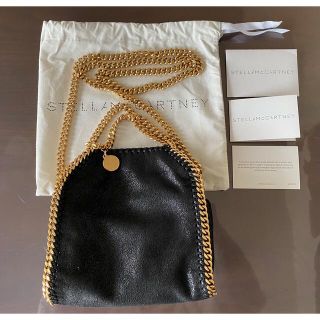 ステラマッカートニー(Stella McCartney)の新品!ステラマッカートニーファラベラタイニーブラックゴールドチェーン391698(ショルダーバッグ)