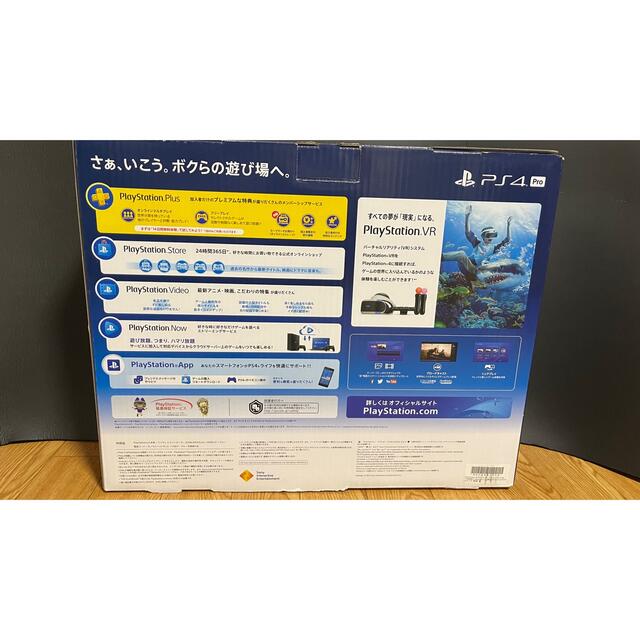 PlayStation4(プレイステーション4)のPS4 PRO本体　CUH7100B-B01 1TB エンタメ/ホビーのゲームソフト/ゲーム機本体(家庭用ゲーム機本体)の商品写真