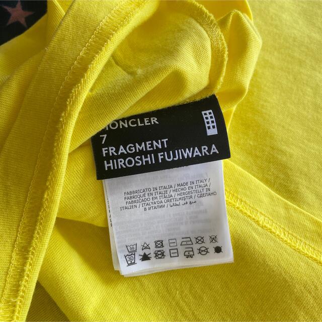 MONCLER GENIUS7 Tシャツ黄色S | www.jarussi.com.br