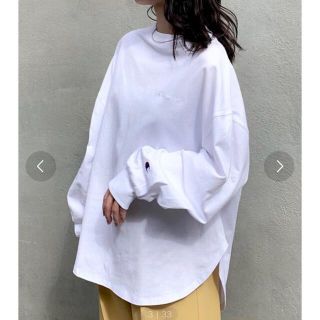 チャオパニック(Ciaopanic)の新品未使用 チャオパニック×チャンピオン ビッグシルエットロンT(Tシャツ(長袖/七分))