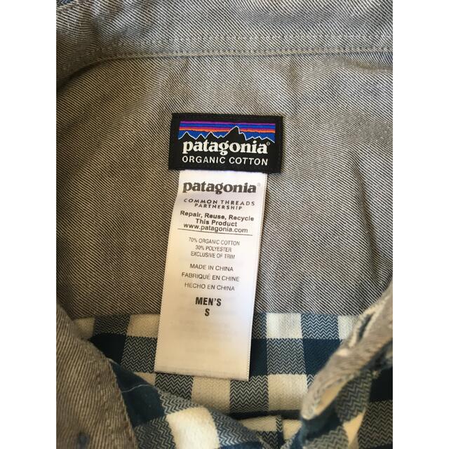 patagonia(パタゴニア)のPatagonia パタゴニア　ボタンシャツ　青チェック　S メンズのトップス(シャツ)の商品写真