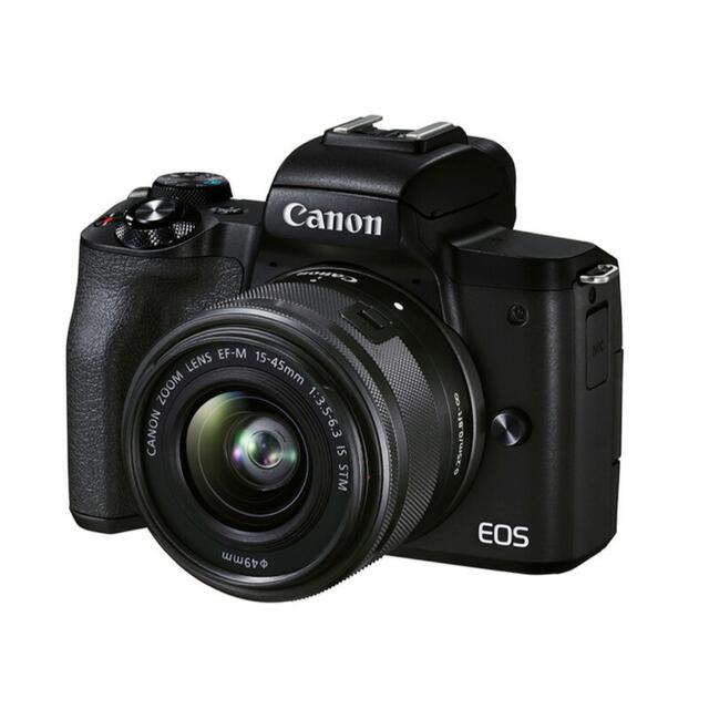 新品未開封】CANON EOS kiss M2 ブラック ミラーレス一眼