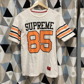 supreme Football Top number Tシャツ 5分袖 美品