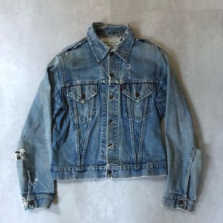 リーバイス(Levi's)の60's 3rd！ビックE リーバイス557XXリベットDボロの美学 ギャラ無し(Gジャン/デニムジャケット)