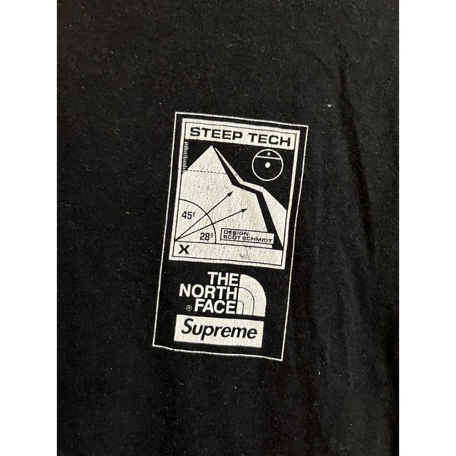 Supreme(シュプリーム)のsupreme×ノースフェイス　ブラック　Ｓサイズ メンズのトップス(Tシャツ/カットソー(半袖/袖なし))の商品写真