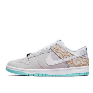 ナイキ(NIKE)のNike Dunk Low  Barber Shop Grey 27.5cm(スニーカー)