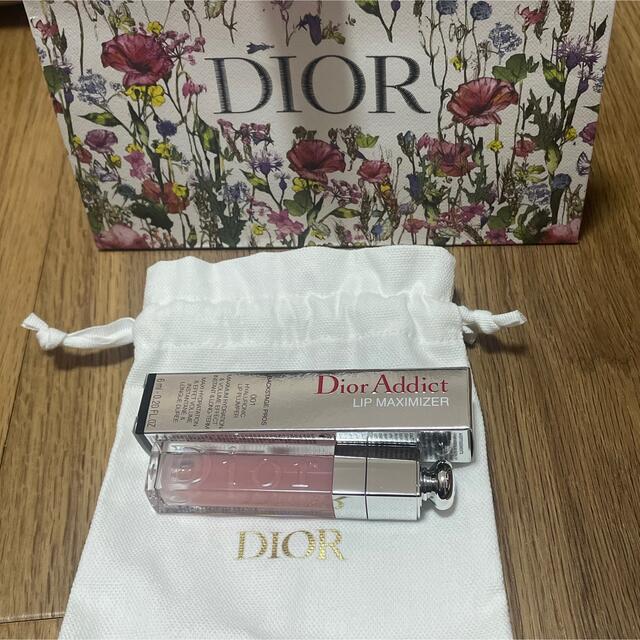 Dior(ディオール)のディオール アディクト リップ マキシマイザー 001 ピンク コスメ/美容のベースメイク/化粧品(リップグロス)の商品写真